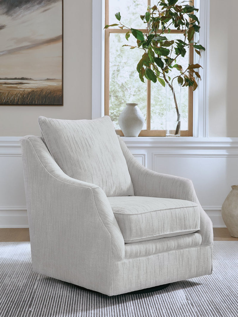Gubbins Swivel Accent Chair - Furniture Home Store (Hanford, CA)