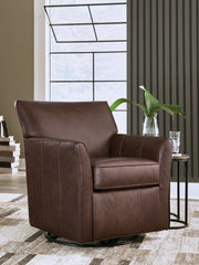Braydunn Swivel Glider Accent Chair - Furniture Home Store (Hanford, CA)