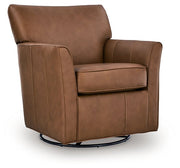 Braydunn Swivel Glider Accent Chair - Furniture Home Store (Hanford, CA)