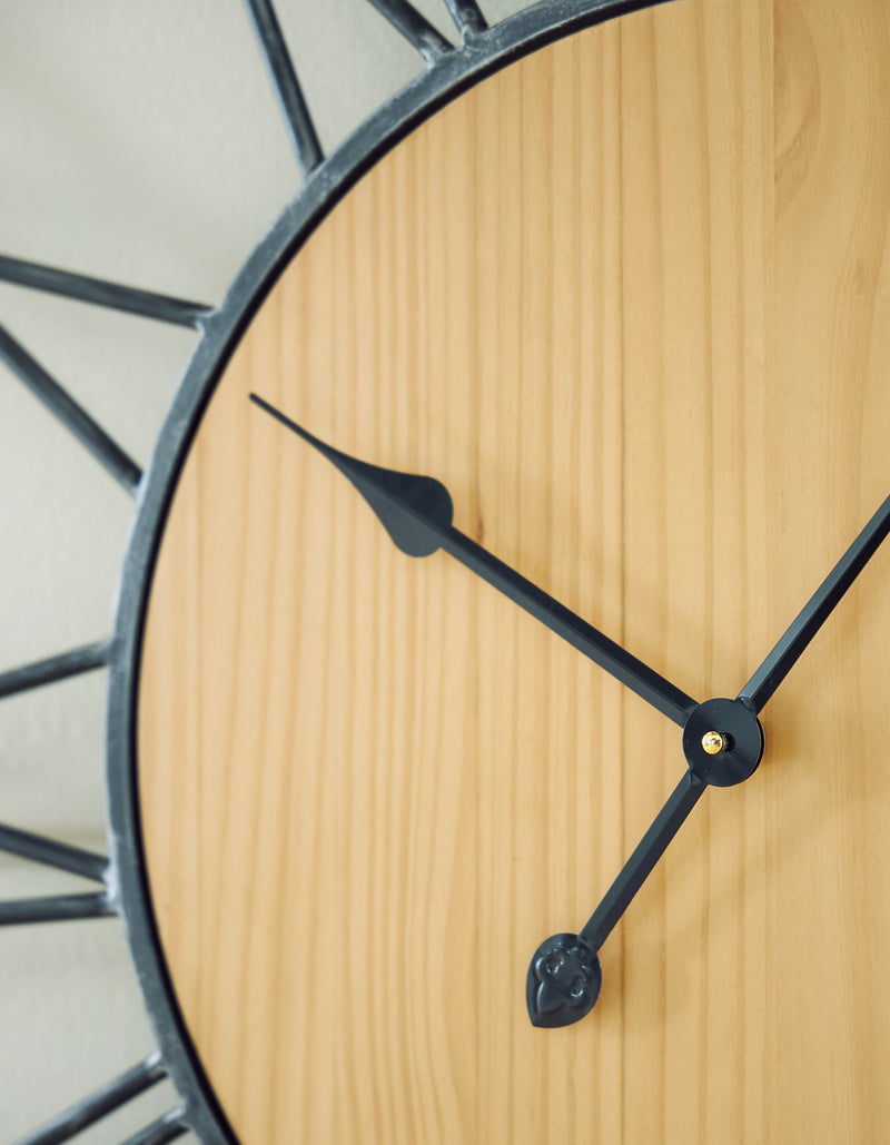 Brockett Wall Clock - Furniture Home Store (Hanford, CA)