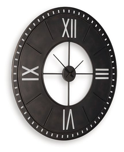 Lytle Wall Clock - Furniture Home Store (Hanford, CA)