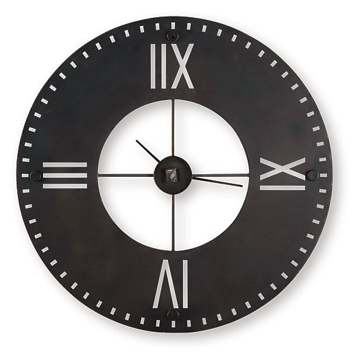 Lytle Wall Clock - Furniture Home Store (Hanford, CA)