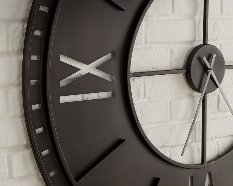 Lytle Wall Clock - Furniture Home Store (Hanford, CA)