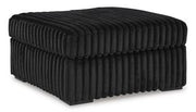 Midnight-Madness Oversized Accent Ottoman - Furniture Home Store (Hanford, CA)