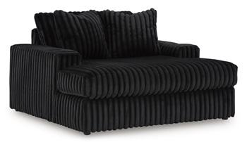 Midnight-Madness Oversized Chaise - Furniture Home Store (Hanford, CA)
