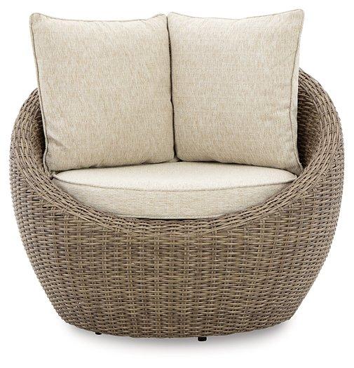 Danson Swivel Lounge with Cushion (Set of 2) - Furniture Home Store (Hanford, CA)