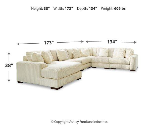 Lindyn Sectional with Chaise - Furniture Home Store (Hanford, CA)