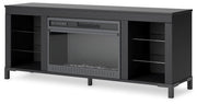 Cayberry 60" TV Stand with Electric Fireplace - Furniture Home Store (Hanford, CA)