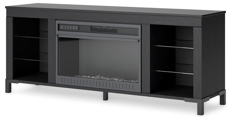 Cayberry 60" TV Stand with Electric Fireplace - Furniture Home Store (Hanford, CA)