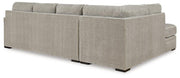 Calnita Sectional with Chaise - Furniture Home Store (Hanford, CA)