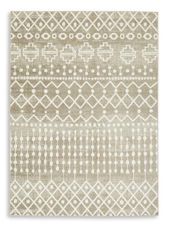 Bunchly 4'11" x 7'2" Washable Rug - Furniture Home Store (Hanford, CA)