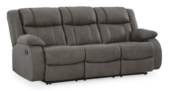 First Base Reclining Sofa - Furniture Home Store (Hanford, CA)
