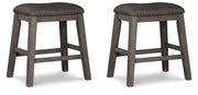 Caitbrook Counter Height Upholstered Bar Stool - Furniture Home Store (Hanford, CA)