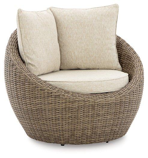 Danson Swivel Lounge with Cushion (Set of 2) - Furniture Home Store (Hanford, CA)