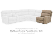 Next-Gen DuraPella Power Reclining Sectional Loveseat with Console - Furniture Home Store (Hanford, CA)