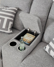 Biscoe Power Reclining Loveseat - Furniture Home Store (Hanford, CA)