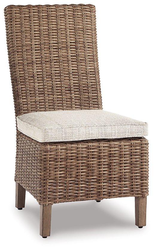 Beachcroft Outdoor Side Chair with Cushion (Set of 2) - Furniture Home Store (Hanford, CA)