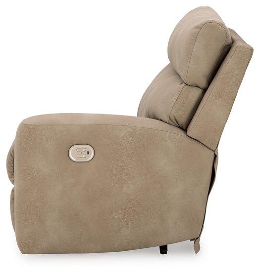 Next-Gen DuraPella Power Reclining Sectional Loveseat with Console - Furniture Home Store (Hanford, CA)