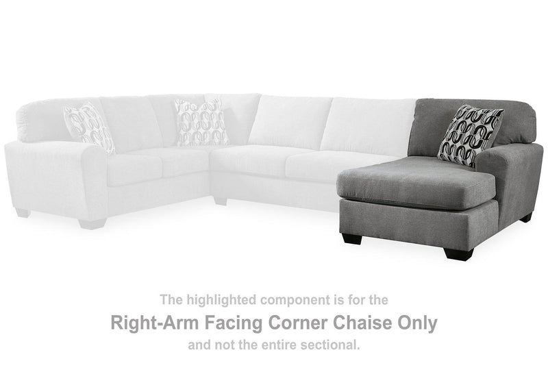 Birkdale Court Sectional with Chaise - Furniture Home Store (Hanford, CA)