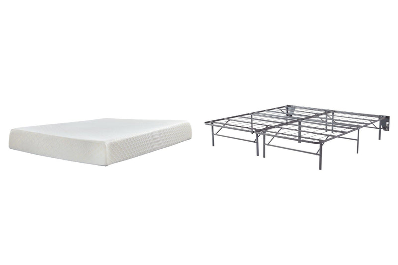 10 Inch Chime Memory Foam Mattress Set - Furniture Home Store (Hanford, CA)