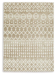 Bunchly 4'11" x 7'2" Washable Rug - Furniture Home Store (Hanford, CA)