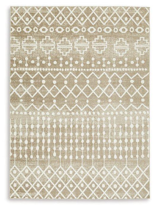 Bunchly 4'11" x 7'2" Washable Rug - Furniture Home Store (Hanford, CA)