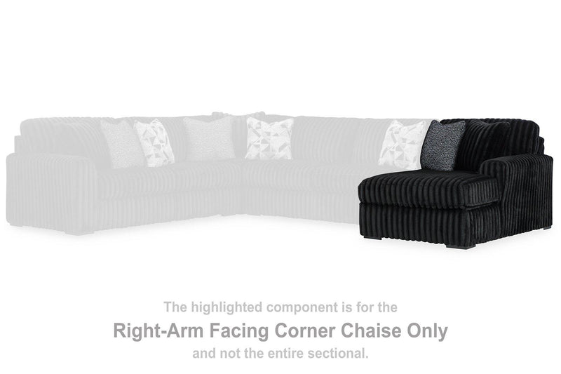 Midnight-Madness Super Chaise - Furniture Home Store (Hanford, CA)