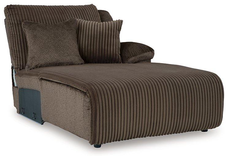 Top Tier Reclining Sectional with Chaise - Furniture Home Store (Hanford, CA)