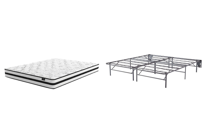 8 Inch Chime Innerspring Mattress Set - Furniture Home Store (Hanford, CA)