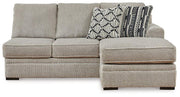 Calnita Sectional with Chaise - Furniture Home Store (Hanford, CA)