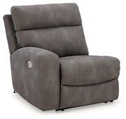 Next-Gen DuraPella Power Reclining Sectional Loveseat with Console - Furniture Home Store (Hanford, CA)
