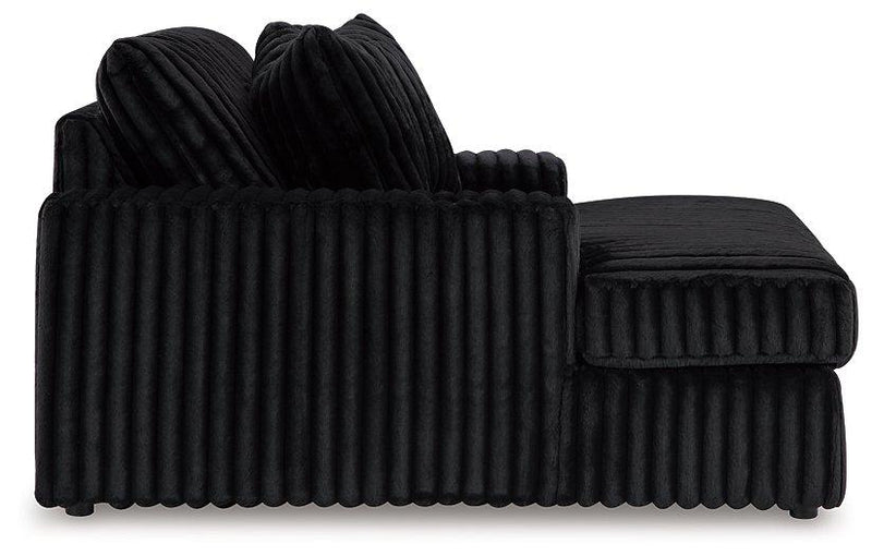 Midnight-Madness Oversized Chaise - Furniture Home Store (Hanford, CA)