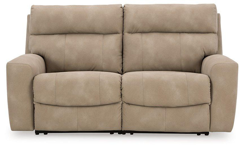 Next-Gen DuraPella Power Reclining Sectional Loveseat - Furniture Home Store (Hanford, CA)