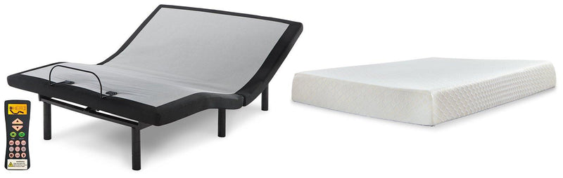 10 Inch Chime Memory Foam Mattress Set - Furniture Home Store (Hanford, CA)