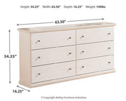 Bostwick Shoals Youth Dresser - Furniture Home Store (Hanford, CA)