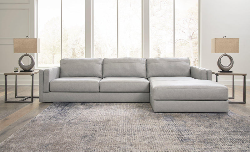 Amiata Sectional with Chaise - Furniture Home Store (Hanford, CA)