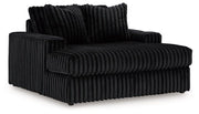 Midnight-Madness Oversized Chaise - Furniture Home Store (Hanford, CA)