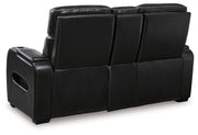 Boyington Power Reclining Loveseat with Console - Furniture Home Store (Hanford, CA)