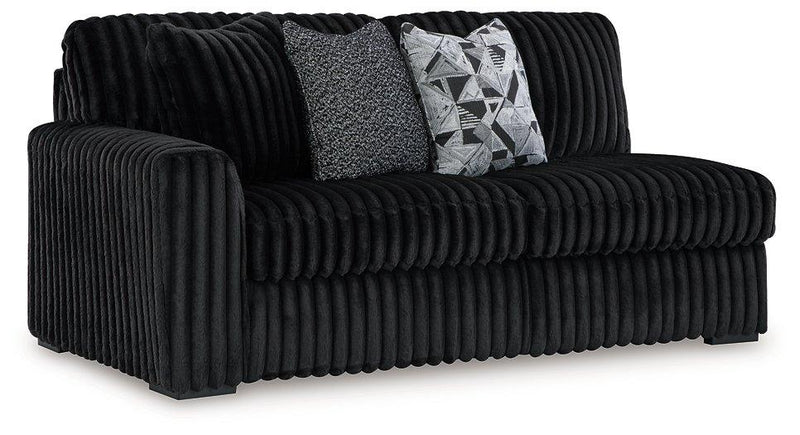 Midnight-Madness Sectional with Chaise - Furniture Home Store (Hanford, CA)
