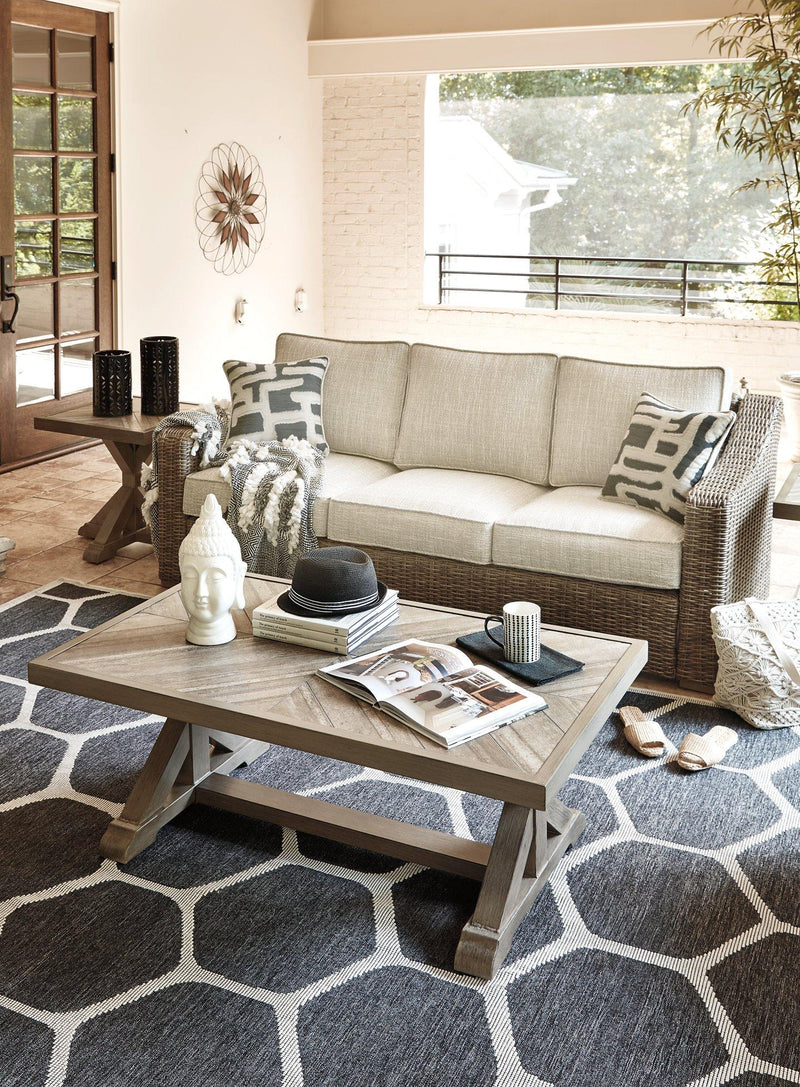 Beachcroft Beachcroft Nuvella Sofa with Coffee and End Table - Furniture Home Store (Hanford, CA)