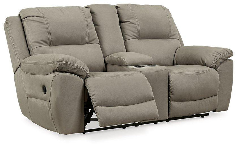 Next-Gen Gaucho Reclining Loveseat with Console - Furniture Home Store (Hanford, CA)