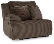 Top Tier Reclining Sectional with Chaise - Furniture Home Store (Hanford, CA)