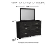 Belachime Dresser and Mirror - Furniture Home Store (Hanford, CA)