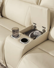 Double Deal Reclining Sectional with Console - Furniture Home Store (Hanford, CA)