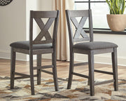 Caitbrook Counter Height Upholstered Bar Stool - Furniture Home Store (Hanford, CA)
