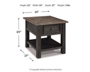 Tyler Creek End Table Set - Furniture Home Store (Hanford, CA)