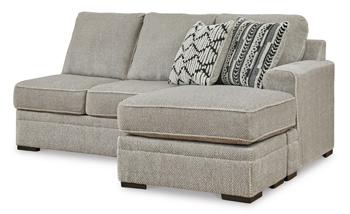Calnita Sectional with Chaise - Furniture Home Store (Hanford, CA)