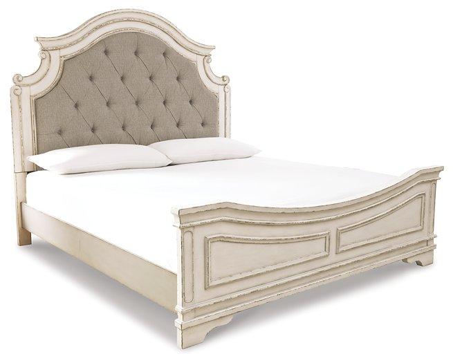 Realyn Upholstered Bed - Furniture Home Store (Hanford, CA)
