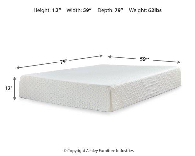 Chime 12 Inch Memory Foam Mattress in a Box - Furniture Home Store (Hanford, CA)