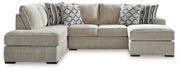 Calnita Sectional with Chaise - Furniture Home Store (Hanford, CA)